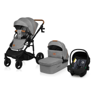 Lionelo Mari Tour 3in1 Grey Stone — Kombikinderwagen