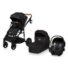 Lionelo Mari Tour 3in1 Black Onyx — Kombikinderwagen
