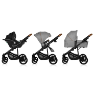 Lionelo Mari Tour 3in1 Grey Stone — Kombikinderwagen