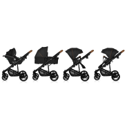 Lionelo Mari Tour 3in1 Black Onyx — Kombikinderwagen