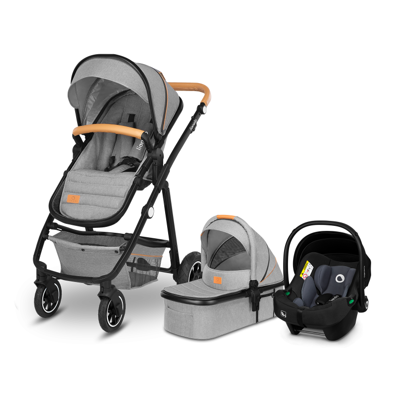 Lionelo Amber 3in1 Grey Stone — Kombikinderwagen
