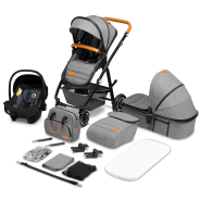 Lionelo Amber 3in1 Grey Stone — Kombikinderwagen