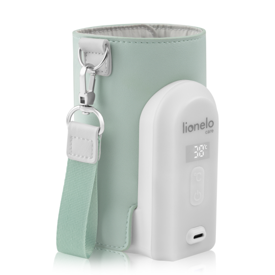 Lionelo Thermup Go Evo Green Sage — Tragbarer Flaschenwärmer