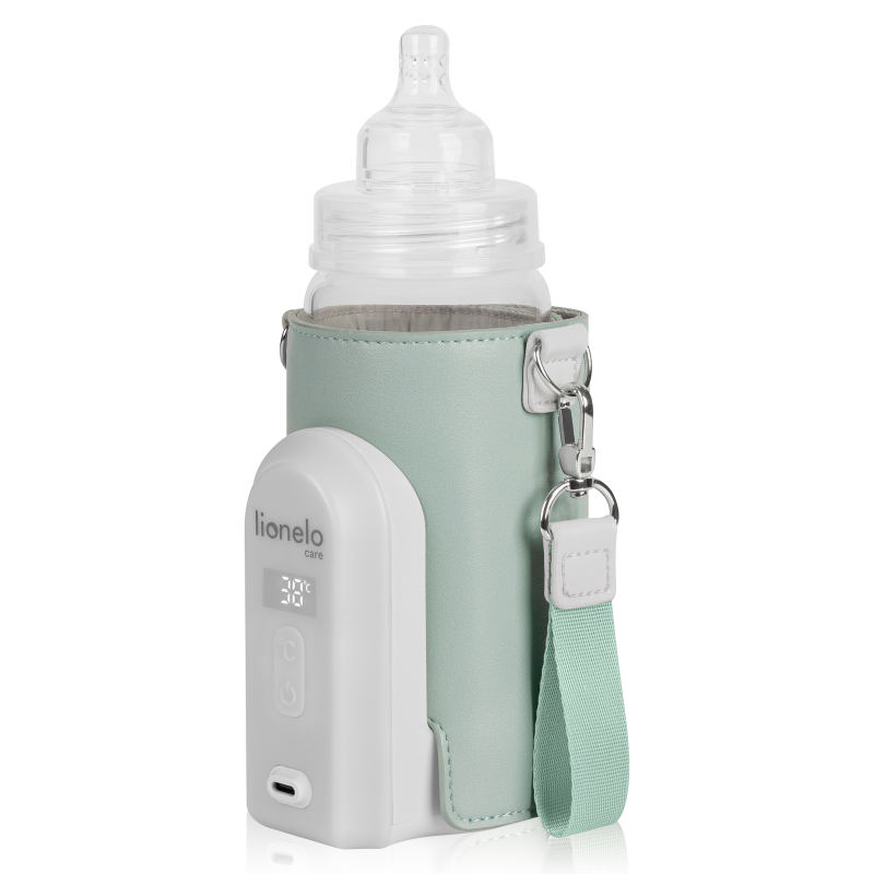 Lionelo Thermup Go Evo Green Sage — Tragbarer Flaschenwärmer