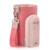 Lionelo Thermup Go Evo Coral Pink — Tragbarer Flaschenwärmer