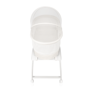 Lionelo Coral White — Kinderbett-Wiege mit Waagefunktion