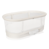 Lionelo Coral White — Kinderbett-Wiege mit Waagefunktion