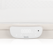 Lionelo Coral White — Kinderbett-Wiege mit Waagefunktion