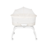 Lionelo Coral White — Kinderbett-Wiege mit Waagefunktion