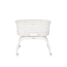 Lionelo Coral White — Kinderbett-Wiege mit Waagefunktion