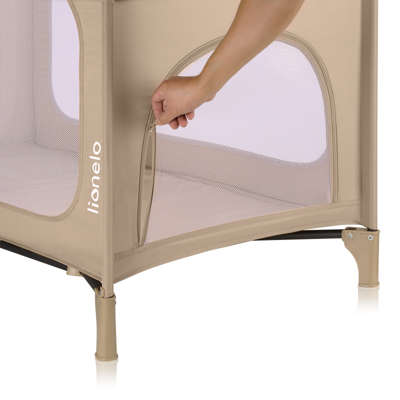 Lionelo Jasmin Easy Fold Beige Sand — Bettchen 2in1