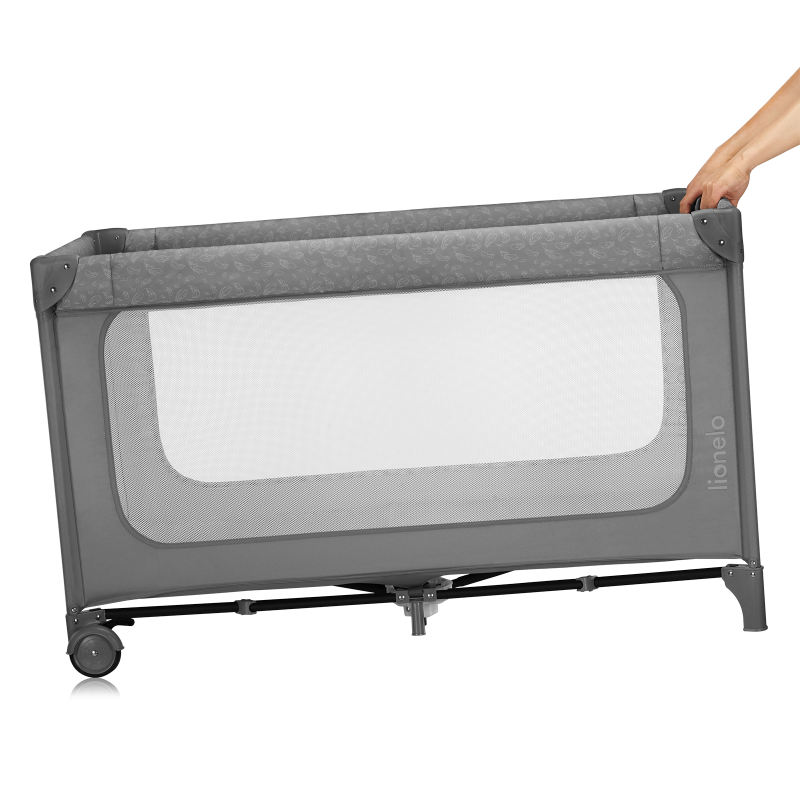 Lionelo Jasmin Easy Fold Grey Stone — Bettchen 2in1