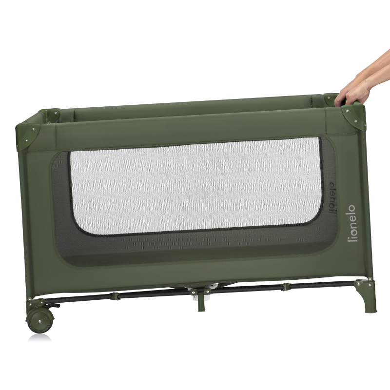 Lionelo Jasmin Easy Fold Green Olive — Bettchen 2in1
