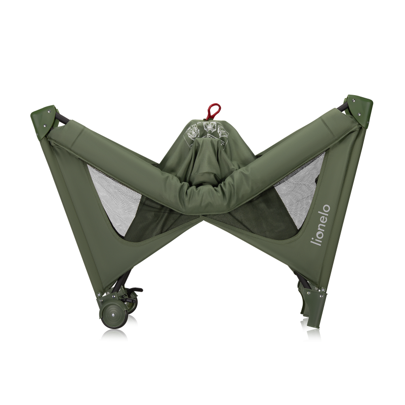 Lionelo Jasmin Easy Fold Green Olive — Bettchen 2in1