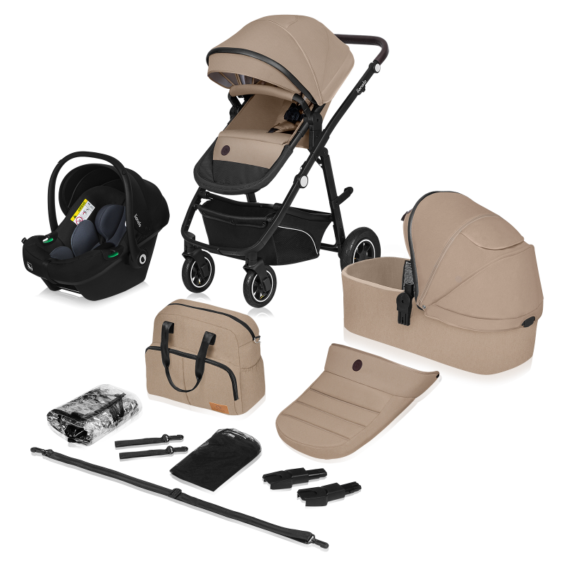 Lionelo Bianka 3in1 Beige Sand — Kombikinderwagen