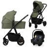 Lionelo Amber Plus 3-in-1 Green Forest — Kombikinderwagen