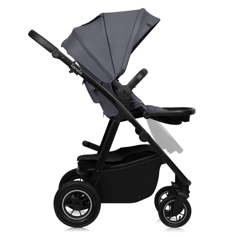 Lionelo Amber Plus 3-in-1 Grey Graphite — Kombikinderwagen