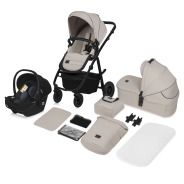 Lionelo Amber Plus 3-in-1 Beige Sand — Kombikinderwagen