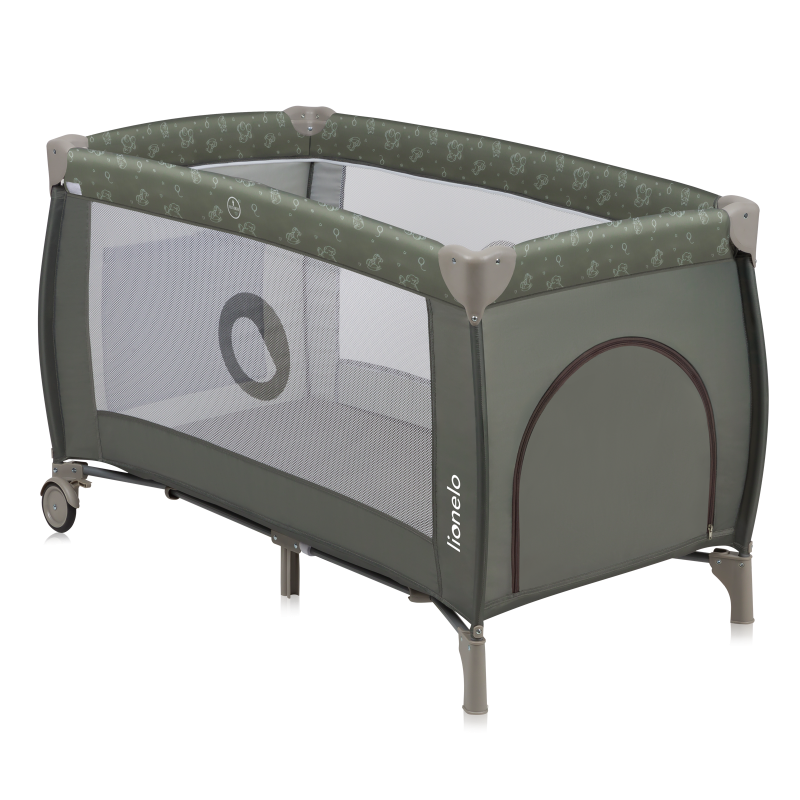 Lionelo Sven Plus Beige Olive — Bettchen 2in1