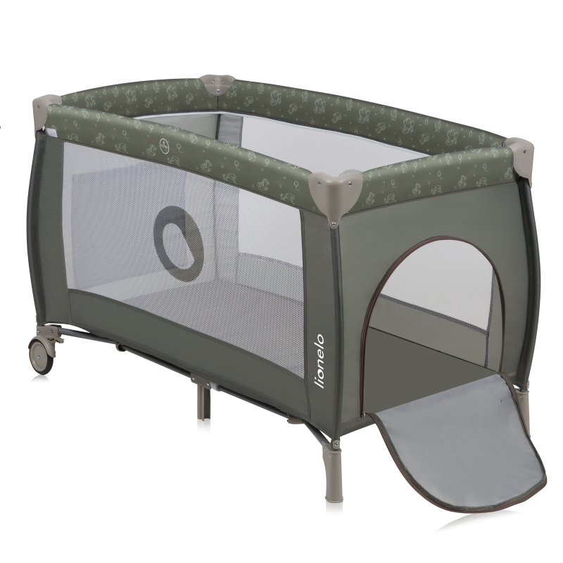 Lionelo Sven Plus Beige Olive — Bettchen 2in1