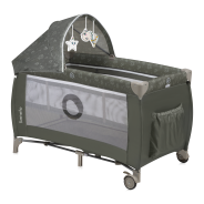 Lionelo Sven Plus Beige Olive — Bettchen 2in1