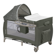 Lionelo Sven Plus Beige Olive — Bettchen 2in1