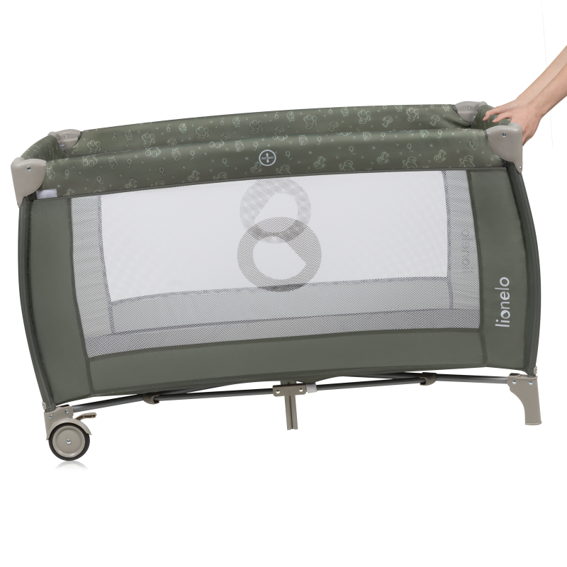 Lionelo Sven Plus Beige Olive — Bettchen 2in1