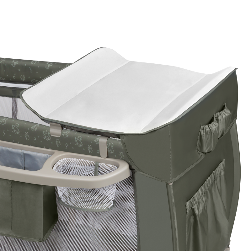 Lionelo Sven Plus Beige Olive — Bettchen 2in1