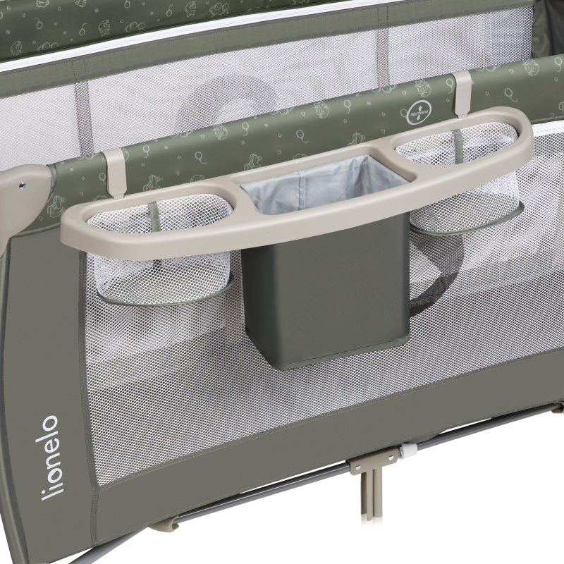 Lionelo Sven Plus Beige Olive — Bettchen 2in1