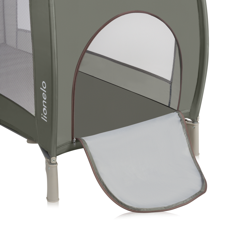 Lionelo Sven Plus Beige Olive — Bettchen 2in1