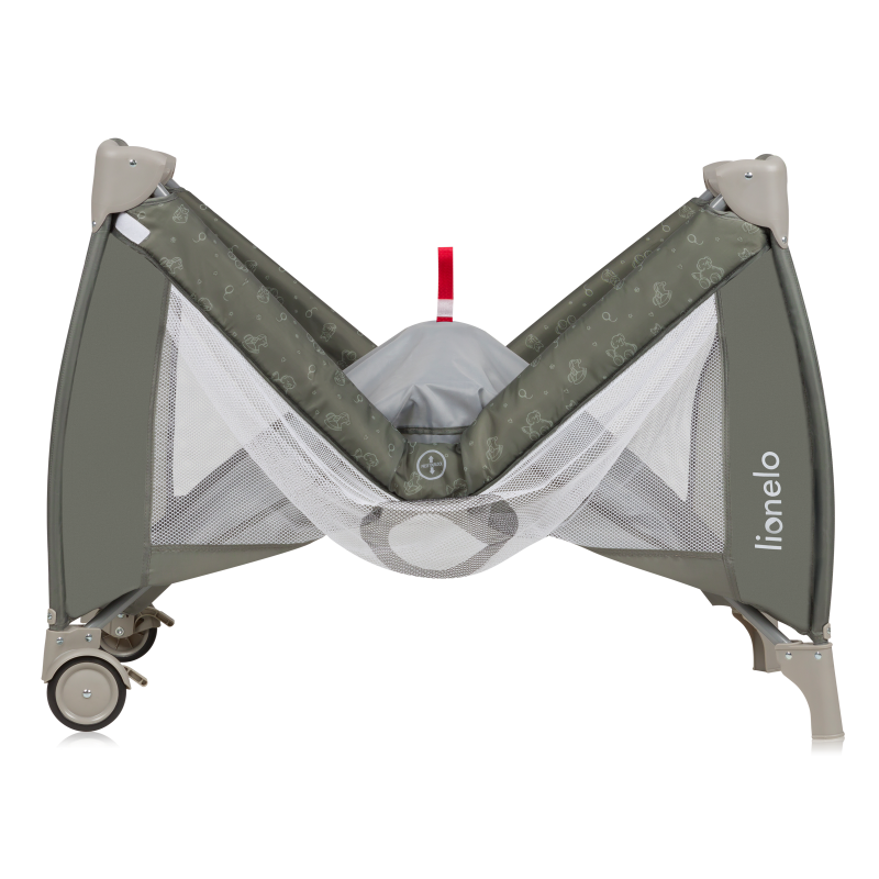 Lionelo Sven Plus Beige Olive — Bettchen 2in1