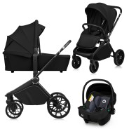 Lionelo Mika Plus 3in1 Black Onyx — Kombikinderwagen