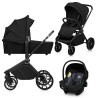 Lionelo Mika Plus 3in1 Black Onyx — Kombikinderwagen