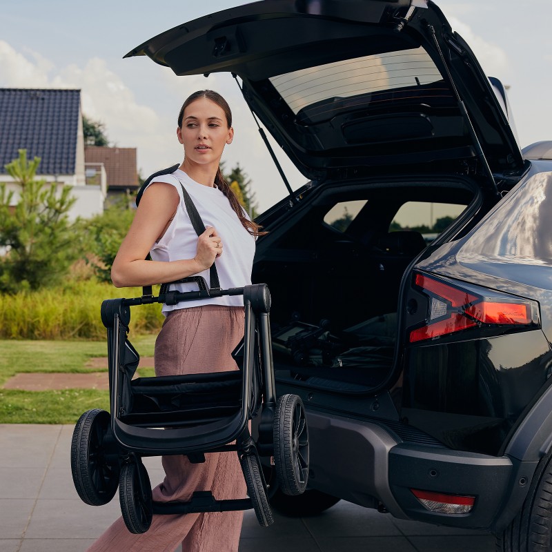Lionelo Mika Plus 3in1 Black Onyx — Kombikinderwagen