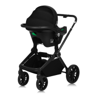 Lionelo Mika Plus 3in1 Black Onyx — Kombikinderwagen