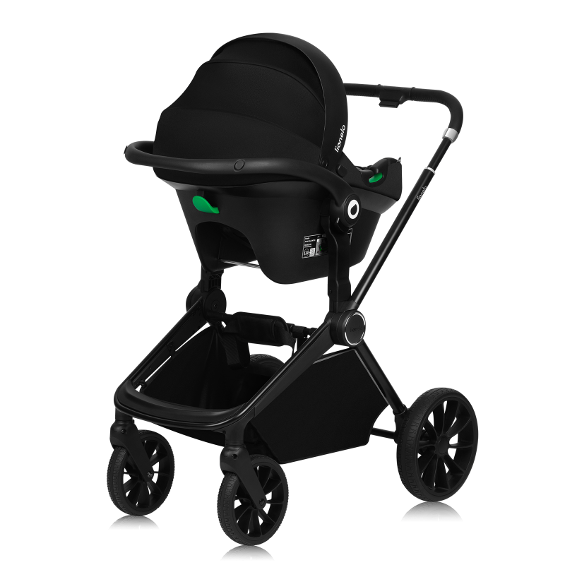 Lionelo Mika Plus 3in1 Black Onyx — Kombikinderwagen