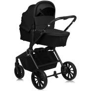 Lionelo Mika Plus 3in1 Black Onyx — Kombikinderwagen