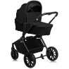 Lionelo Mika Plus 3in1 Black Onyx — Kombikinderwagen