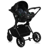 Lionelo Mika Plus 3in1 Black Onyx — Kombikinderwagen