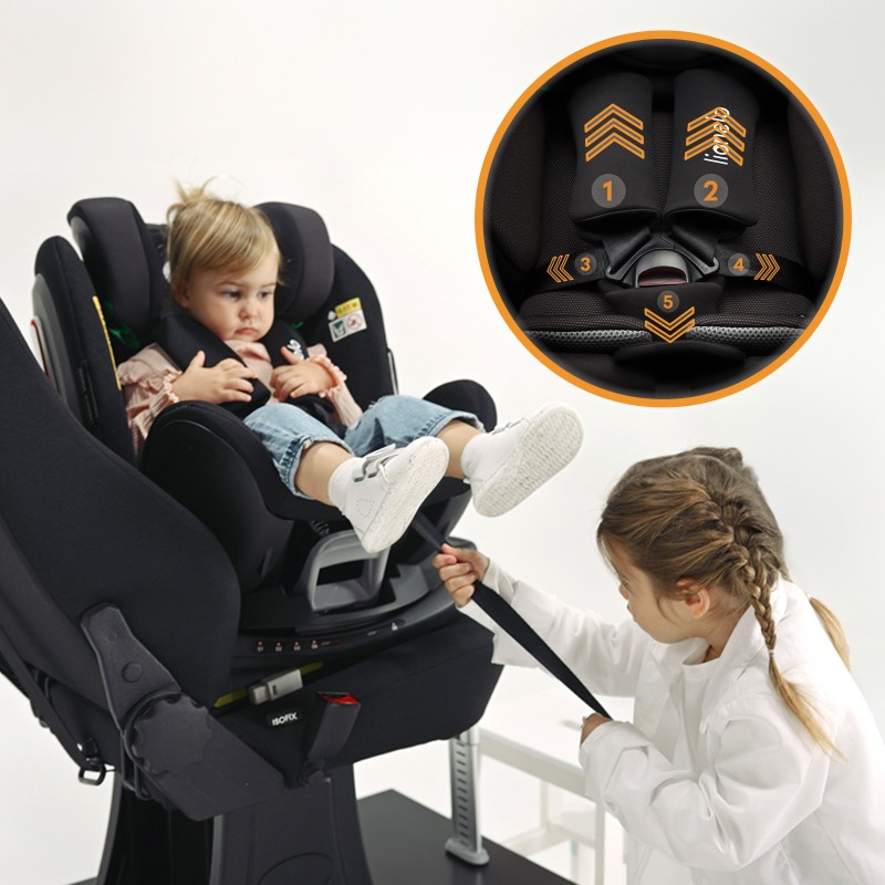Lionelo Antoon Plus Black Onyx i-Size — Kindersitz 0-18 Kg