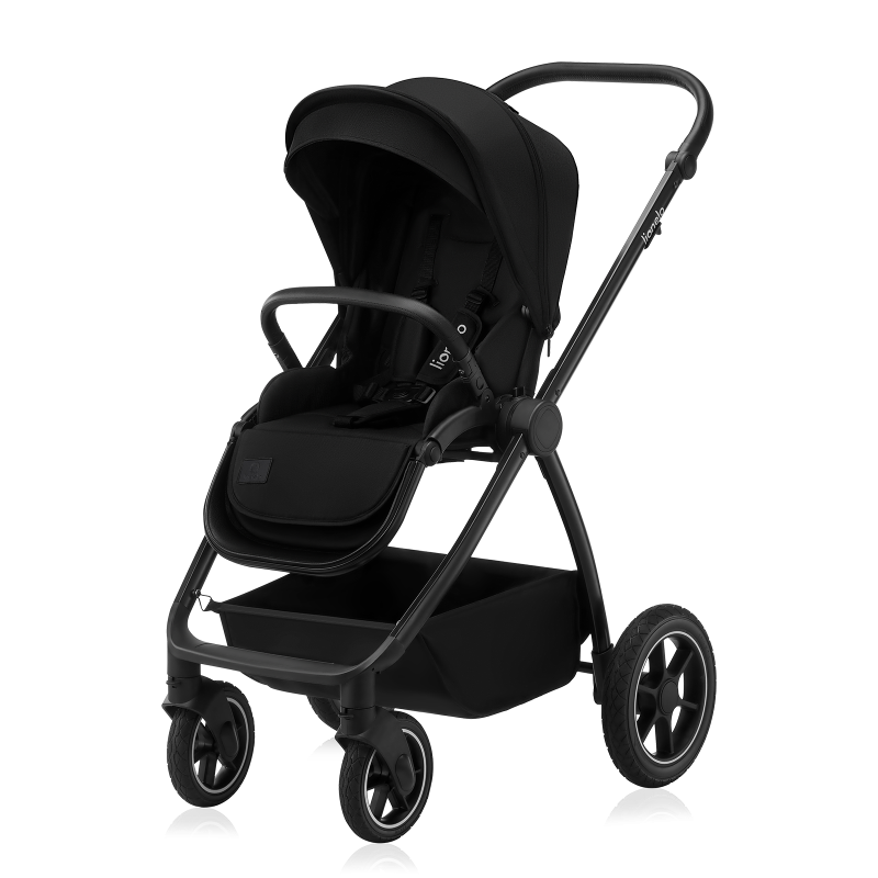 Lionelo Meril 2-in-1 Black Onyx— Multifunktionskinderwagen