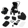 Lionelo Meril 3-in-1 Black Onyx — Multifunktionskinderwagen