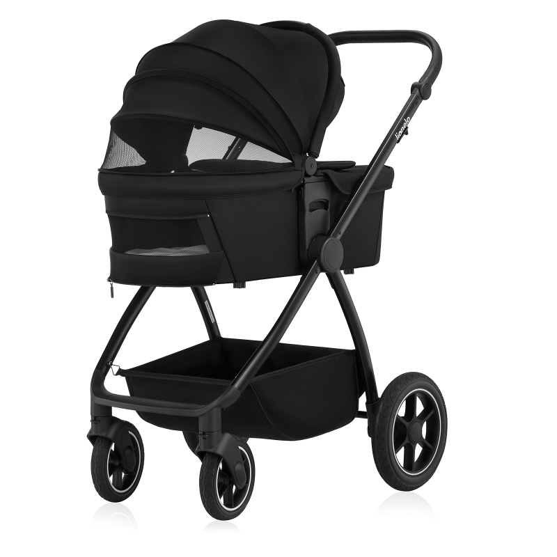 Lionelo Meril 3-in-1 Black Onyx — Multifunktionskinderwagen