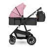 Lionelo Amber 3 w 1 Pink Rose — wózek wielofunkcyjny z fotelikiem
