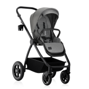 Lionelo Meril 2-in-1 Grey Stone — Multifunktionskinderwagen