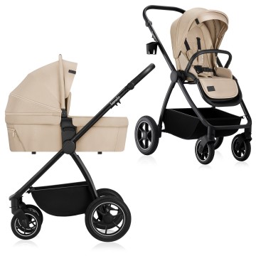 Lionelo Meril 2-in-1 Beige Sand — Multifunktionskinderwagen