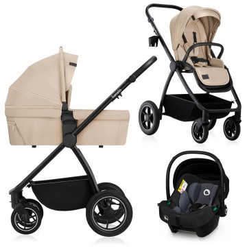Lionelo Meril 3-in-1 Beige Sand — Multifunktionskinderwagen
