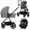 Lionelo Meril 3-in-1 Grey Stone — Multifunktionskinderwagen