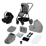 Lionelo Meril 3-in-1 Grey Stone — Multifunktionskinderwagen