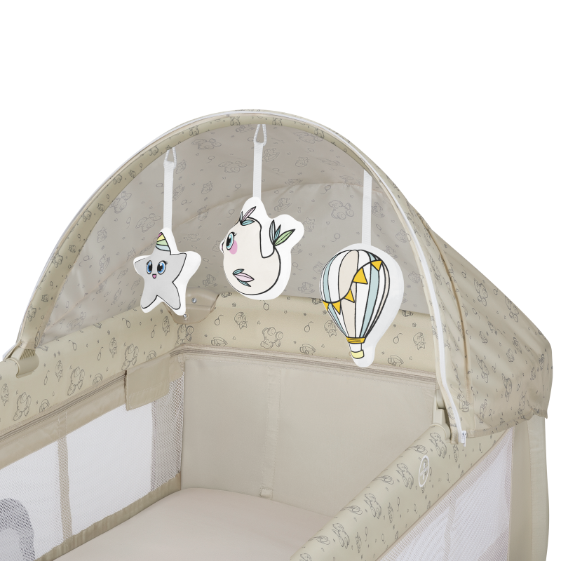 Lionelo Sven Plus Beige Latte — Bettchen 2in1